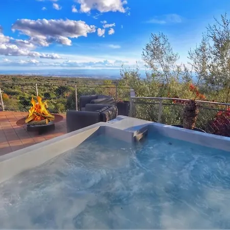 Daire Rahal Etna Luxury Retreat- Private Heated Jacuzzi 98f & Infinity Pool
