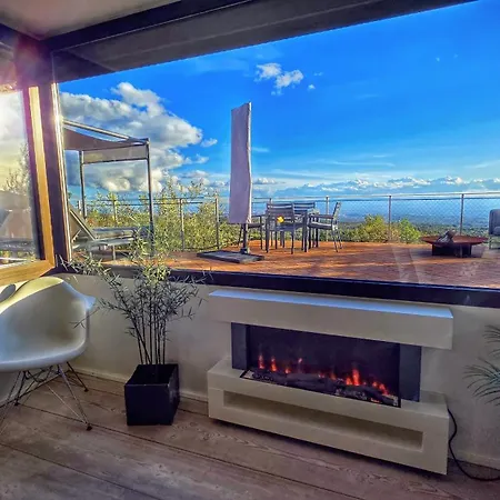 Daire Rahal Etna Luxury Retreat- Private Heated Jacuzzi 98f & Infinity Pool